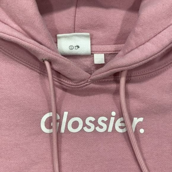 RELISTED Glossier Light Pink Cropped Hoodie - Picture 5 of 10